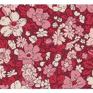 Liberty Cosmos Park Vintage Red Extra Wide Backing Fabric 0.5m (272cm) 3 Liberty Cosmos Park Vintage Red Extra Wide Backing Fabric 0.5m (272cm)