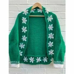 Adventures In Crafting Emerald Let It Snow Crochet Shrug Kit
