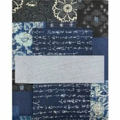 Village Fabrics Kimono Place Mat Kit (Makes 2) - Denim