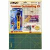 Olfa Rotary Cutting Kit - Ruler, Rotary Cutter & Cutting Mat -SEWINGSTREET Sales arzw43