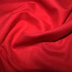 Crimson Stretch Linen Viscose Fabric Bundle (3.5m)