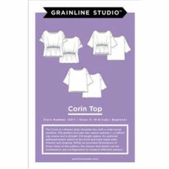 Corin Top Pattern (Sizes 0-18) By Grainline Studio
