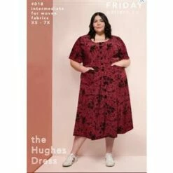 Hughes Dress Pattern By Friday Pattern Company (Sizes XS-7X)
