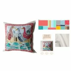 Helen Newton's Pink Messing About On The River Cushion Kit: Instructions, Fabric Panel & Fabric (0.5m)