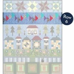 Village Street Row A Month - Row 6 Flying Geese