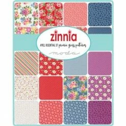 Moda Zinnia 5" Charm Pack Of 42 Pieces -SEWINGSTREET Sales dxw129 1