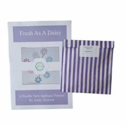 Jenny Jackson's Fresh As A Daisy Needle Turn Applique Pattern & Card Templates