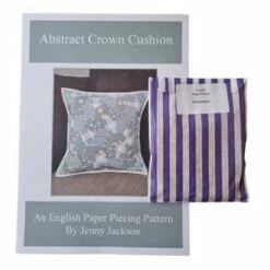 Jenny Jackson Abstract Crown Cushion EPP Instructions Plus 69 Paper Pieces