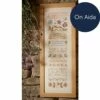 Cross Stitch Guild NEW Flowers Feed My Soul Band Sampler On Aida -SEWINGSTREET Sales hfyw14