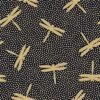 Oriental Arts Dragonflies Navy Extra Wide Backing Fabric 0.5m (274cm Width) -SEWINGSTREET Sales ibvt89