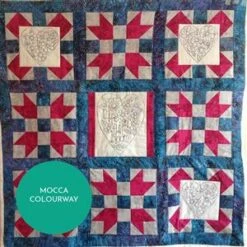 Sew With Beth Life In Full Bloom Lap Quilt Inc Backing Mocca