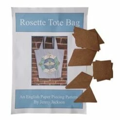 Jenny Jackson The EPP Rosette Tote Bag Instructions & Paper Pieces