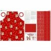 Debbi Moore Red Gnometastic Christmas Apron Fabric Panel (140cm X 88cm) -SEWINGSTREET Sales jquu09