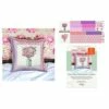 Amber Makes July The Flower Shop Block Of The Month Kit: The Log Cabin Cushion Panel & Instructions
