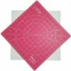 Square Locking Rotating Cutting Mat Pink 12 X 12" -SEWINGSTREET Sales mqq005