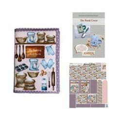 Amber Makes My Baking Book Cover Kit Panel & Instructions