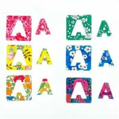 Alice Caroline Liberty Alphabet Pre Cut Shapes - Brights