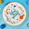 Oh Sew Bootiful Be Kind To Yourself Embroidery Kit -SEWINGSTREET Sales pjo835
