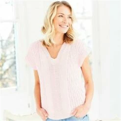 Stylecraft Naturals Bamboo & Cotton T-Shirt Pale Pink X 4 Balls Size 32-34in