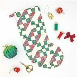 Alice Caroline Liberty Jacobs Ladder Christmas Stocking