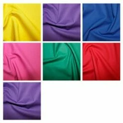 The Rainbow Colours Plains Bundle 7 X 1m Pre Cut (7m)