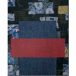 Village Fabrics Kimono Place Mat Kit (Makes 2) - Navy