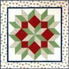 Village Fabrics Amelia's Wheel Lap Quilt - 52" X 52" -SEWINGSTREET Sales timy08