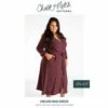 Orchid Midi Dress By Chalk And Notch Patterns (Sizes 0-30) -SEWINGSTREET Sales trht50