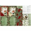 Debbi Moore Red Winter Robins Tote Bag Fabric Panel (140cm X 95cm) -SEWINGSTREET Sales upuu81