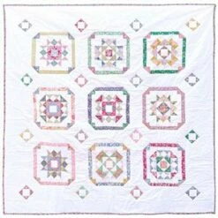 Alice Caroline Liberty Kaleidoscope Quilt Block 2 -SEWINGSTREET Sales vwa619 2