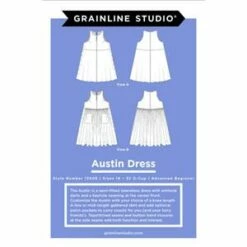 Austin Dress Pattern Size 14-30 By Grainline Studio