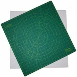 Square Locking Rotating Cutting Mat Green 18 X 18"