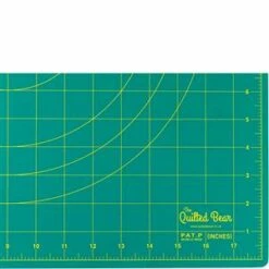 Square Locking Rotating Cutting Mat Green 18 X 18" -SEWINGSTREET Sales wtq090 2