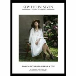 The Romey Gathered Dress & Top Pattern By Sew House Seven (Size 0-20)