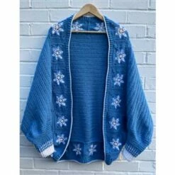 Adventures In Crafting Sapphire Let It Snow Crochet Shrug Kit