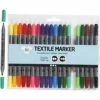 Multi Colour Textile Marker Felt Tip Pens Pack Of 20 -SEWINGSTREET Sales yuc126