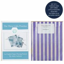 Jenny Jackson Set Of 3 Various Size Jenny Jackson Set Of 3 Various Size EPP Three Little Pouches Pouches Instructions Plus 60 Paper Pieces
