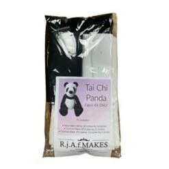 Tai Chi Panda Toy Fabric Only Kit (Fleece & PU Leather)